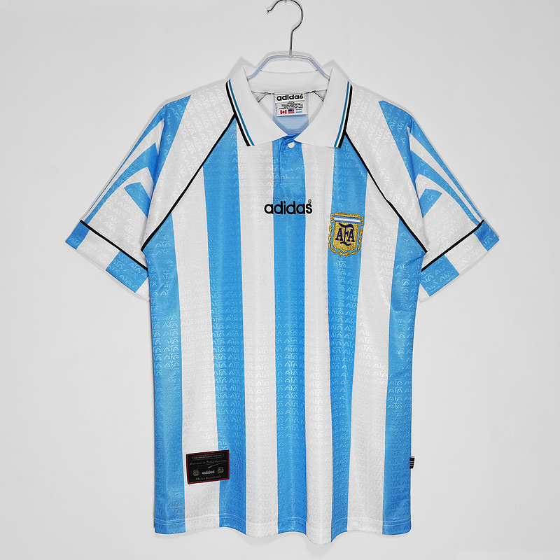 AAA Quality Argentina 1997 Home Soccer Jersey